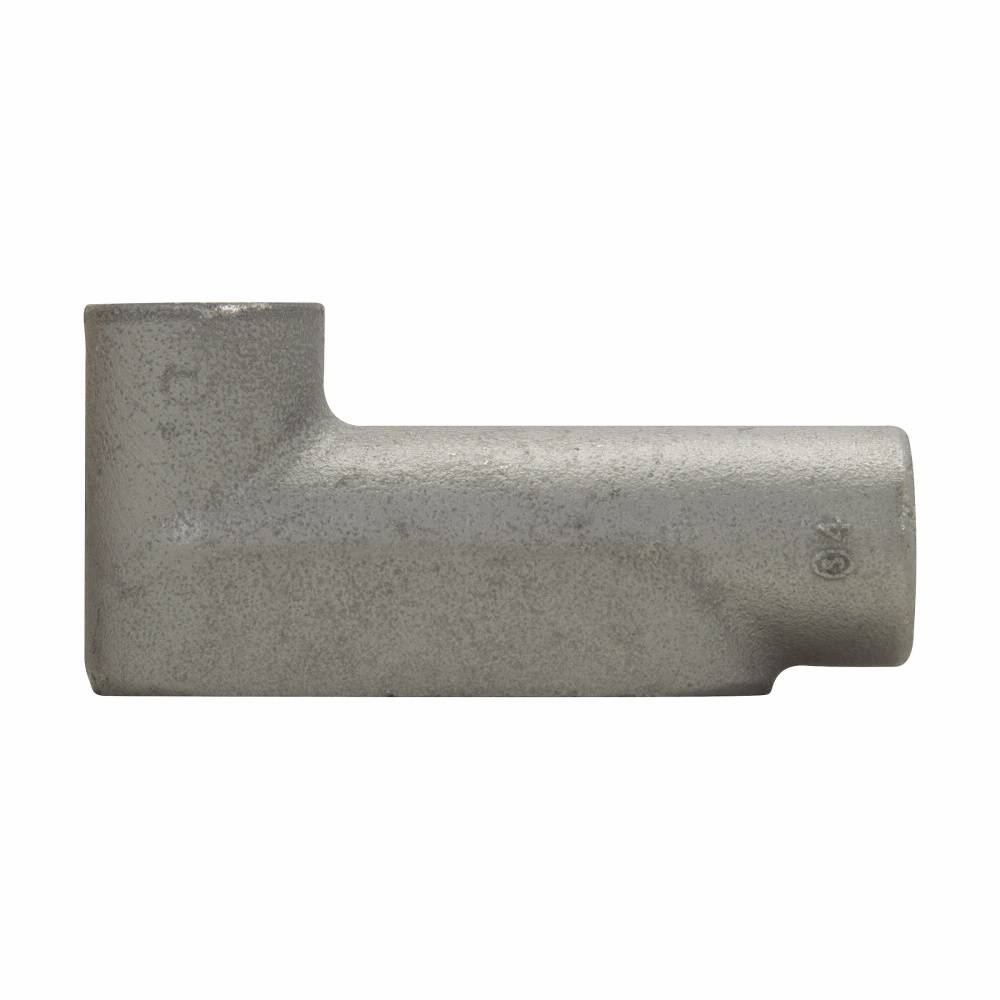 Crouse-Hinds Condulet® LB37 Type LB Conduit Outlet Body, 1 in Hub, 7 Form, Feraloy® Iron Alloy, Aluminum Acrylic Painted/Electro-Galvanized