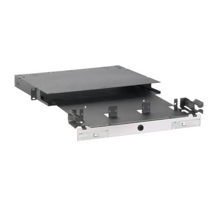 Panduit® Opticom® QuickNet™ FRME1U 1RU Fiber Cassette Enclosure, 3 Ports, Steel
