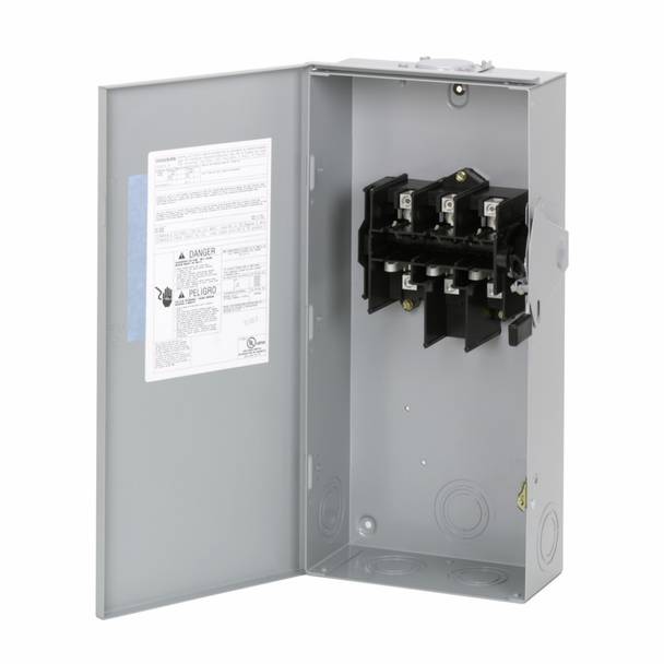 EATON DG323URB DG Series Non-Fusible Rainproof General Duty Safety Switch, 240 VAC, 100 A, 15 hp, 30 hp, TPST Contact, 3 Poles