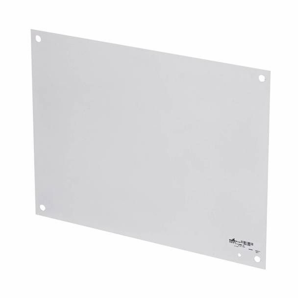 B-Line Premier™ AW2412P Flat Enclosure Panel, 9 in W x 21 in H, Steel, White