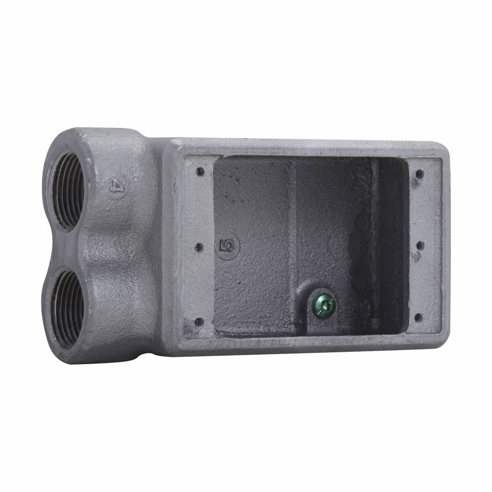 EATON Crouse-Hinds Condulet® FSS2 Type FSS Shallow Device Box, Feraloy ...