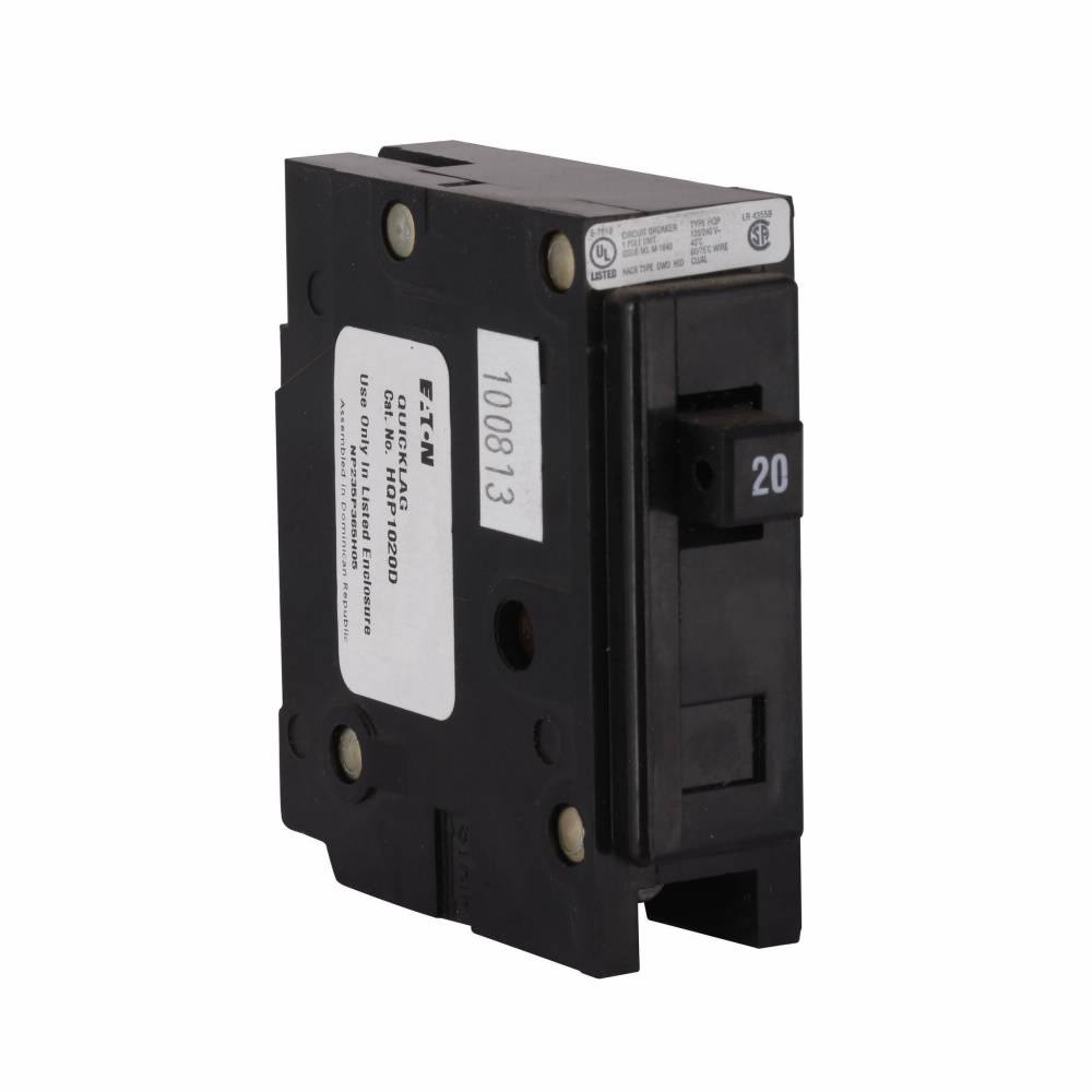 EATON HQP1040V Quicklag Type HQP Circuit Breaker, 120/240 VAC, 40 A, 10 ...