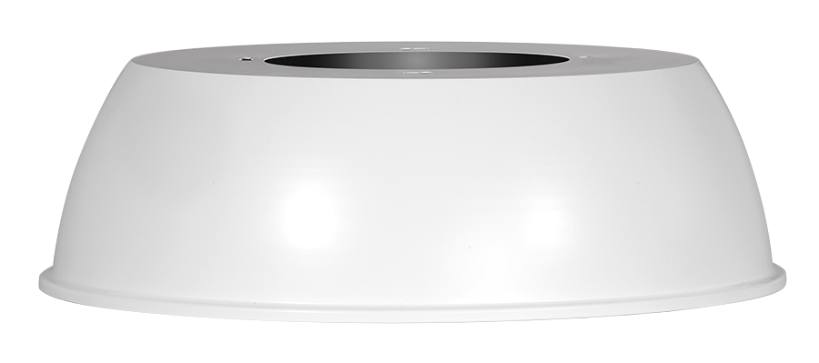 RAB R16SA HAYBAY™ Short Reflector, 5 in H x 16-3/16 in W, Ceiling Mount, Aluminum