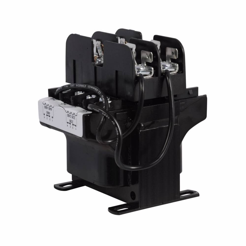 EATON C0150E2AFB Type MTE Control Transformer, 220/440, 230/460, 240/480 V Primary, 120/115/110 V Secondary, 150 VA Power Rating, 50/60 Hz, 1 ph Phase