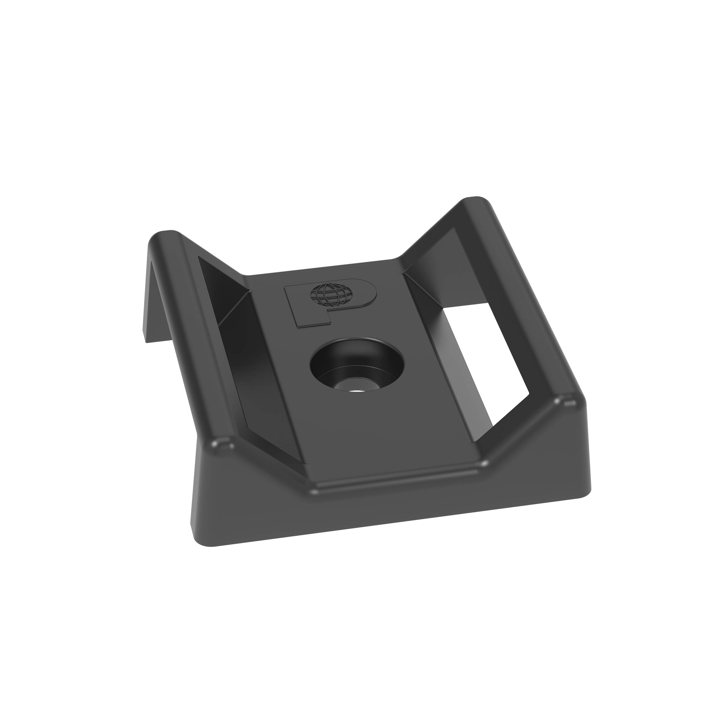 Panduit® Tak-Ty® ABMT-S6-C20 Hook and Loop Cable Tie Mount, Threaded ...