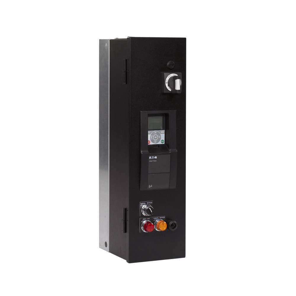 EATON HMX34AG01221-N H-Max™ 3-Phase Type 1 Variable Frequency Drive, 380/480 VAC, 12 A, 7-1/2 hp, 5.04 in W x 7.77 in D