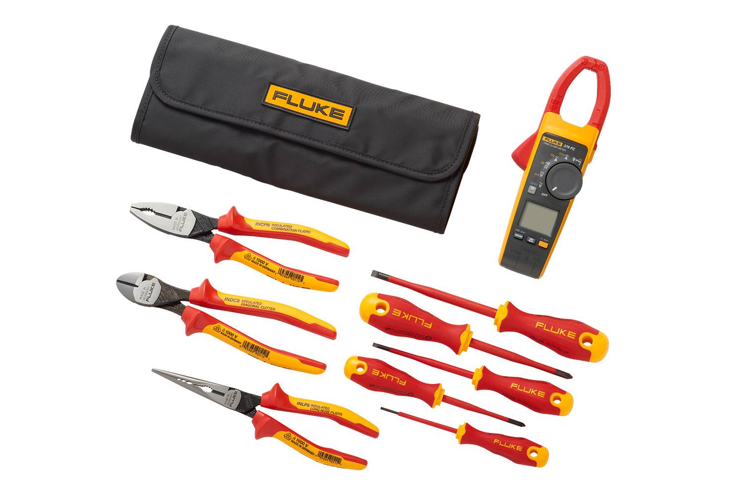 Fluke® IB376K Insulated Clamp Meter and Hand Tools Starter Kit
