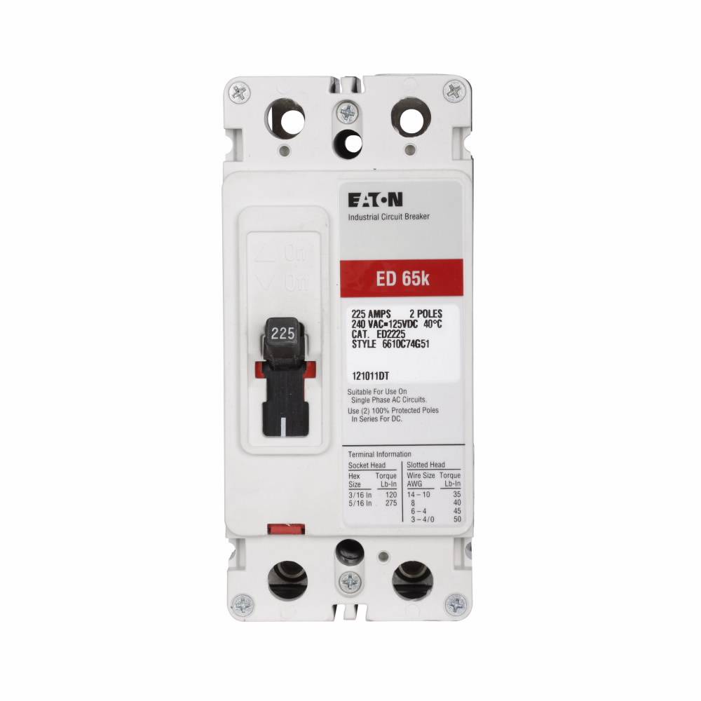EATON ED3225-GR1 C Series Type ED Complete Standard Molded Case Circuit ...