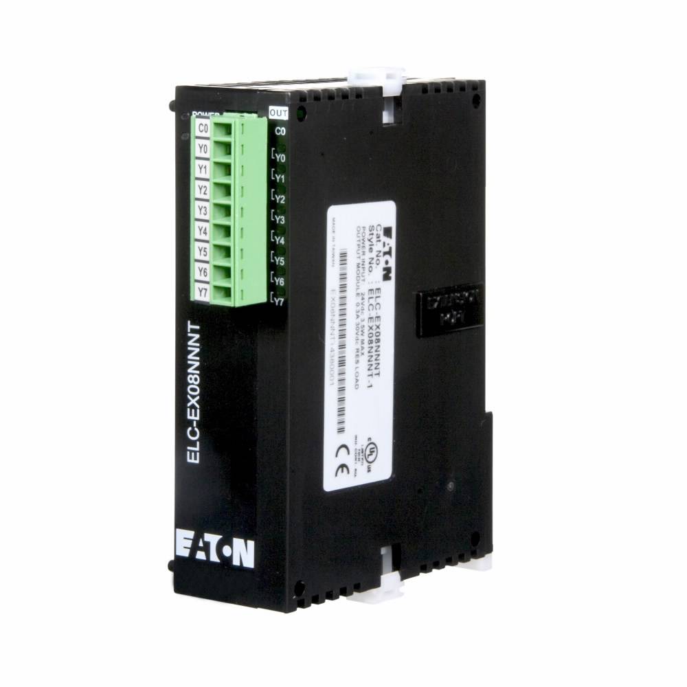 EATON ELC-EX08NNNT Digital Expansion Module, 24 VDC, 5 mA, 8-Transistor Outputs
