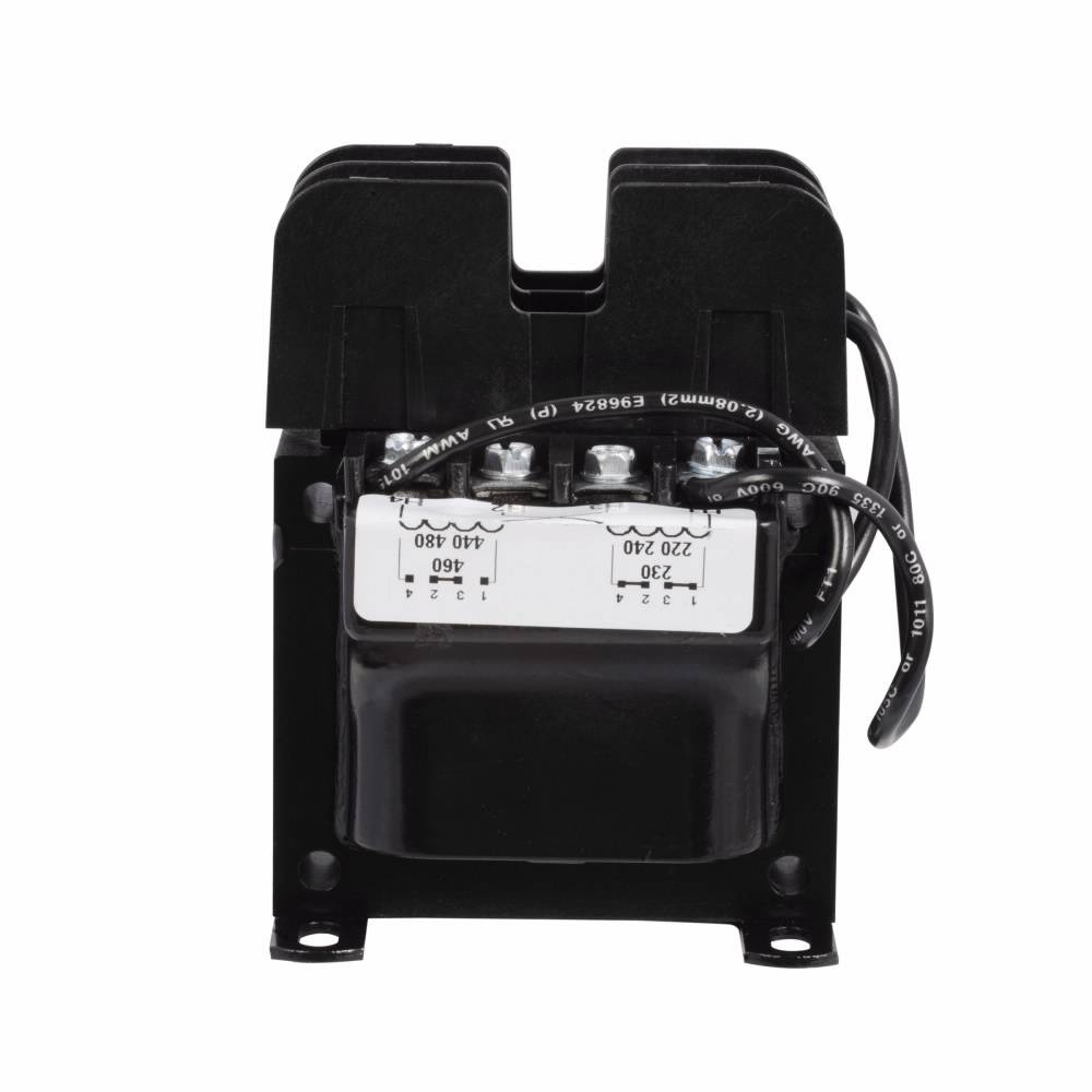 EATON C0150E2AFB Type MTE Control Transformer, 220/440, 230/460, 240/480 V Primary, 120/115/110 V Secondary, 150 VA Power Rating, 50/60 Hz, 1 ph Phase