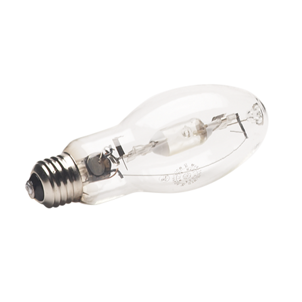 Atlas® MS150/U/M Metal Halide Lamp, 150 W, E26 Medium HID Metal Halide Lamp, ED17 Shape, 14000 Lumens Vertical/12600 Lumens Horizontal