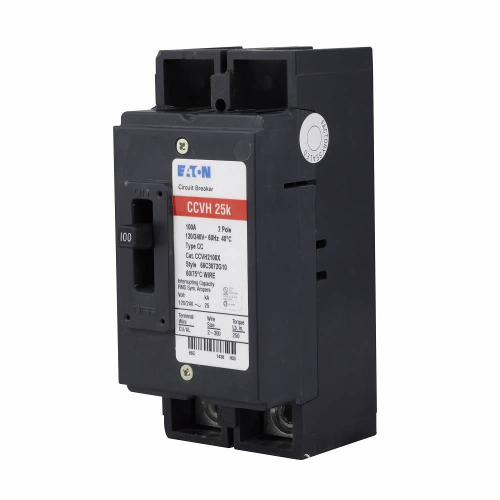 EATON CCVH2125X Type CCV Tenant Main Circuit Breaker, 120/240 VAC, 125 ...
