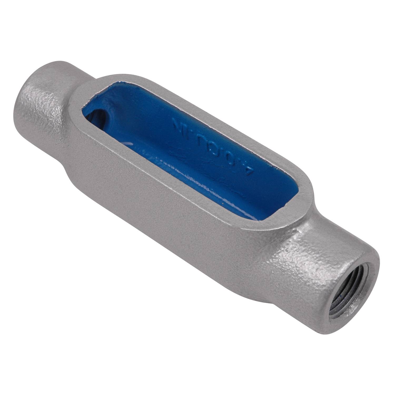 Ocal® OCAL-BLUE® C78-G Type-C Conduit Body With Cover, 2-1/2 in Hub, Form 8 Form, Iron, PVC Coated