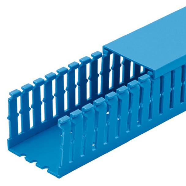 Panduit® Panduct® F1.5X4IB6 Type F Base Wiring Duct, 0.2 in Narrow Slot Slot, 1-3/4 in W x 4 in D, PVC