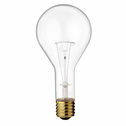 SATCO® S4961 General Service Incandescent Lamp, 300 W, E39 Mogul, PS35 Shape, 3600 Lumens Initial