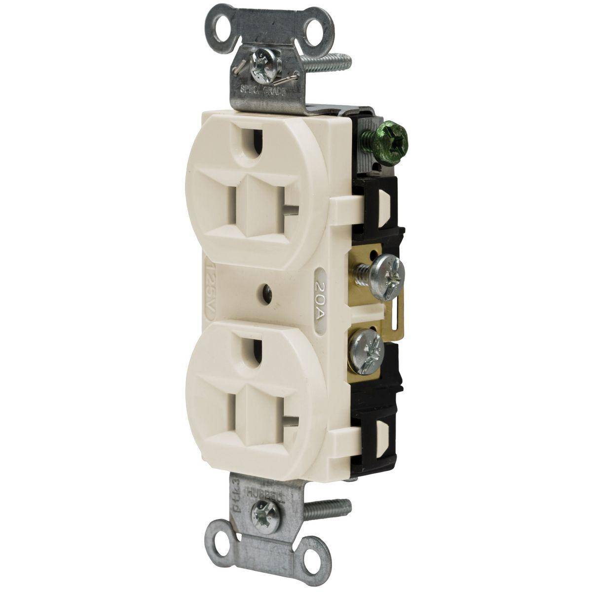 Wiring Device-Kellems Hubbell-Pro™ 5362ALA 1-Phase Duplex Heavy Duty ...