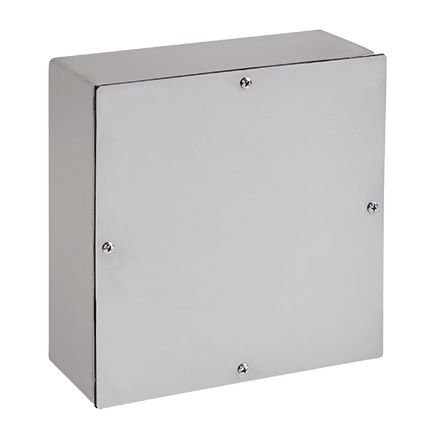 nVent HOFFMAN ASE48X48X12SSNK A90S4 Pull Box, 48 in W x 12 in D x 48 in ...