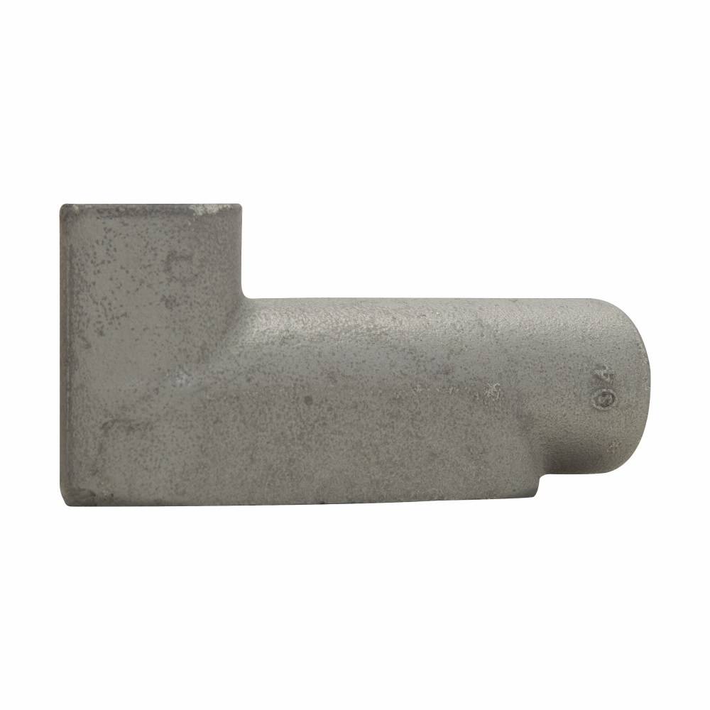 Crouse-Hinds Condulet® LB37 Type LB Conduit Outlet Body, 1 in Hub, 7 Form, Feraloy® Iron Alloy, Aluminum Acrylic Painted/Electro-Galvanized