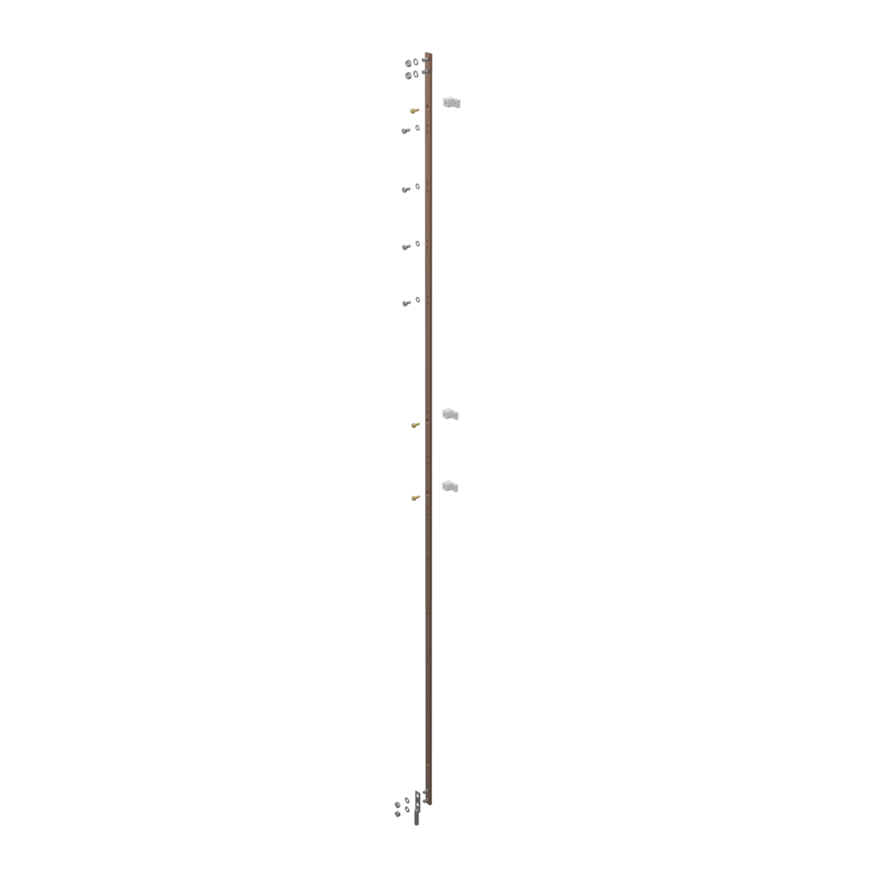 Hoffman DG36 DBG Vertical Ground Bar Kit, 36 in L x 5/8 in W x 1/4 in H