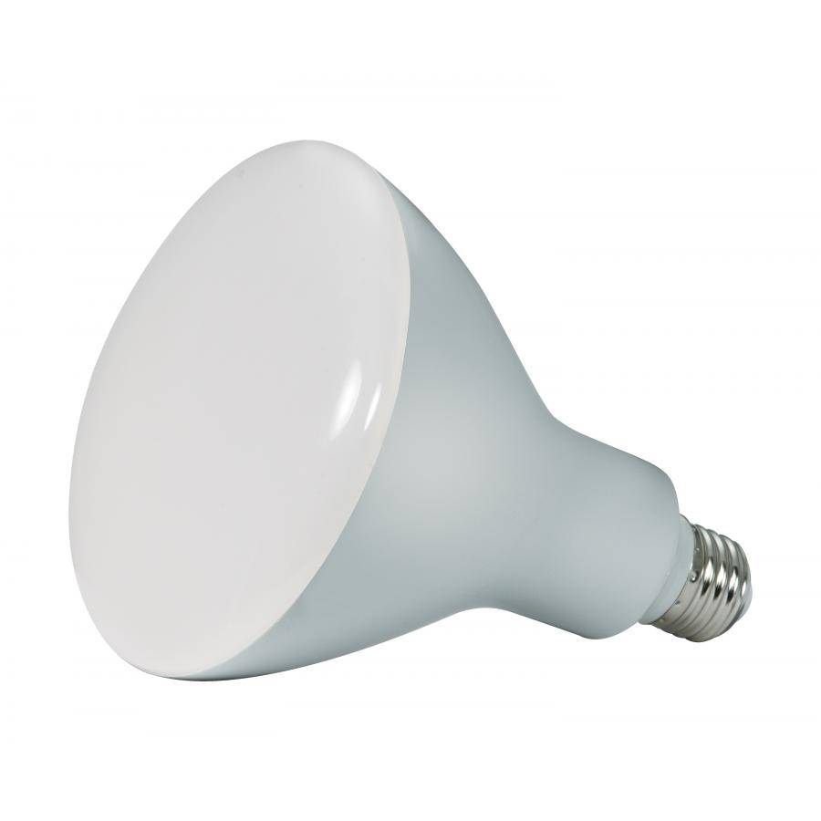 SATCO® S28580 Dimmable LED Lamp, 13 W, 85 W Incandescent Equivalent, E26 Medium LED Lamp, BR40 Shape, 1075 Lumens