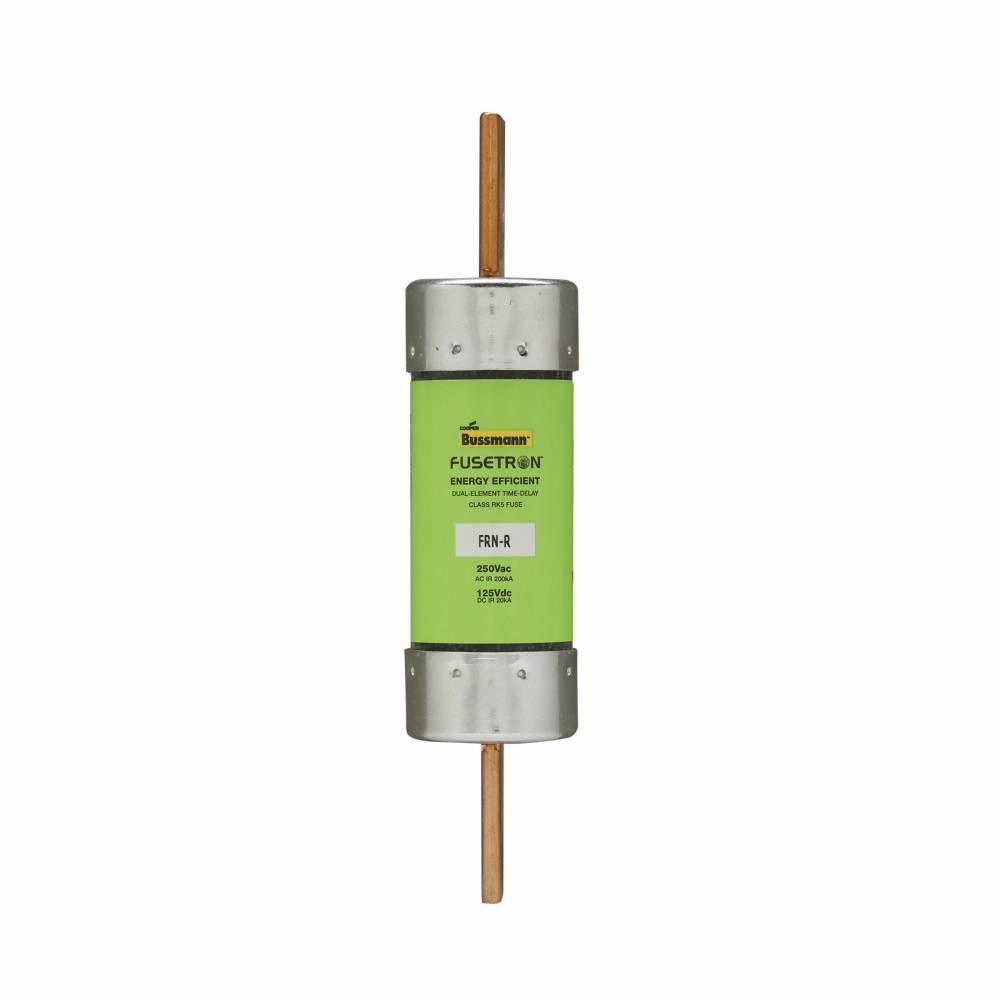 Bussmann Fusetron™ FRN-R-200 Current Limiting Time Delay Fuse, 200 A, 250 VAC/125 VDC, 20/200 kA Interrupt, RK5 Class, Cartridge Body