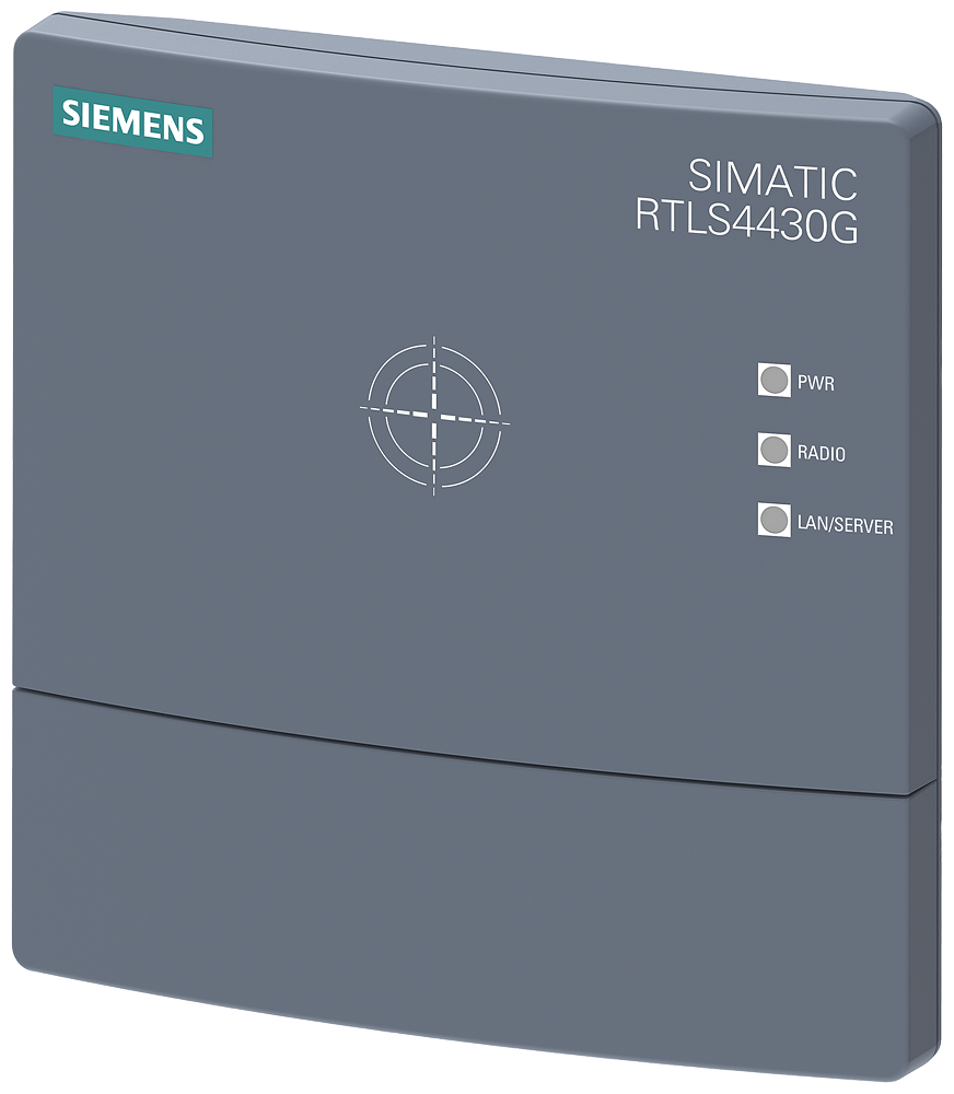 Siemens SIMATIC 6GT27015CB030AX0 RTLS Gateway, IEEE 802.15.4a CSS, TCP/IP Protocol, 2400 to 2480 MHz, Ethernet Interface
