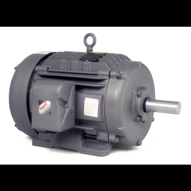 Baldor-Reliance Super-E® EHM2333T AC Motor, Totally Enclosed Fan Cooled (TEFC) Enclosure, 15 hp, 208/230/460 VAC, 60 Hz, 254T Frame, 1765 rpm Speed, F1 Foot Mount