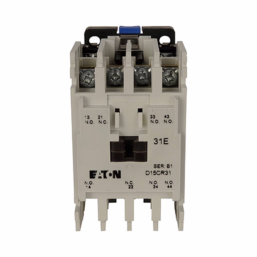 EATON D26MRD604T1 Type M Convertible Multi-Pole DC Control Relay, 10 A, 6NO Contact, 24 VDC V Coil