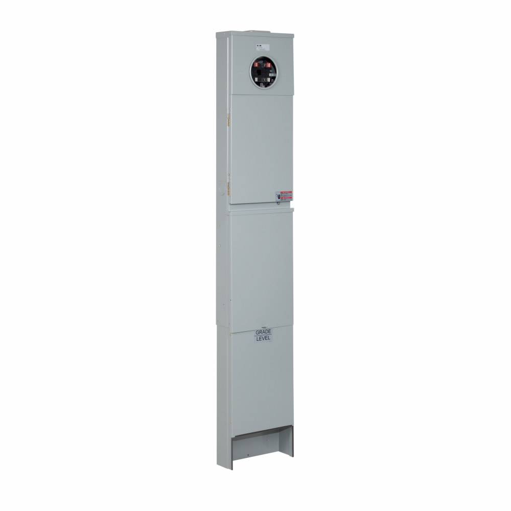 EATON MHR100P 4-Circuit 8-Space Metered Ringless Mobile Home Panel, 100 ...