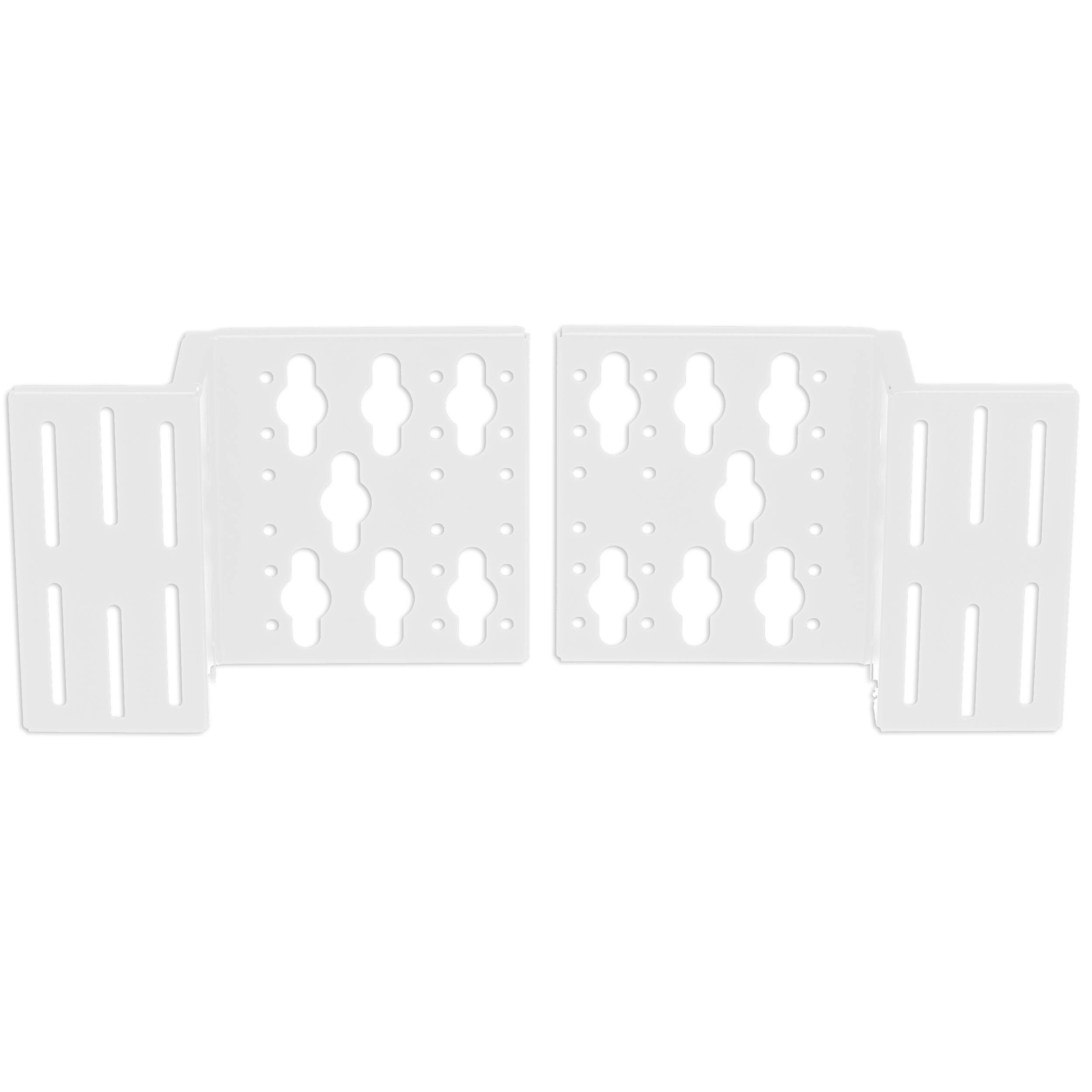 Panduit® CVPDUBWH Vertical Bracket Kit, For Use With Power Distribution Units (PDUs) and R4P Style 4 Post Racks, Steel, White
