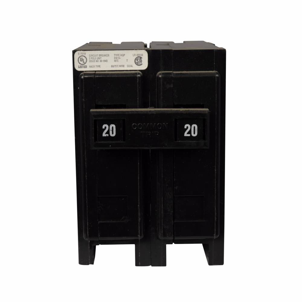 EATON HQP2025H Quicklag Type HQP Miniature Circuit Breaker, 240 VAC, 25 ...