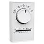 TPI ET5SS ET Series Line Voltage Thermostat, 1-Pole Heat Only Thermostat, 50 to 90 deg F Control, 2 to 4 deg F Differential