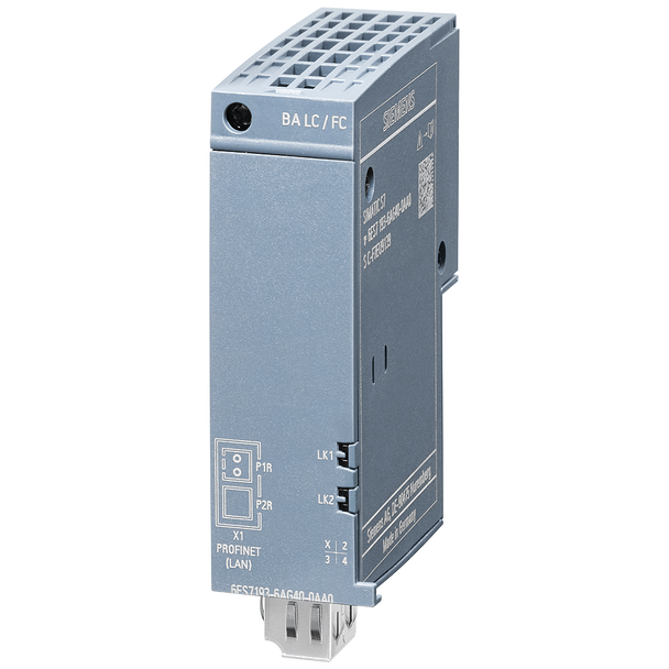 Siemens 6ES71936AG400AA0 SIMATIC BA LC/FC Bus Adapter, For Use w/ Media Converter FOC/CU 1x LC FO Connection &, 1x FastConnect (FC) Connection for ProfiNet, -30 to 60 deg C Horizontal Installation/-30 to 50 deg C Vertical Installation, 100 m L Cable