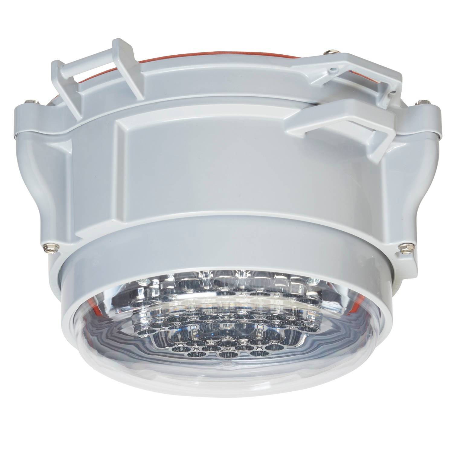 Appleton® IVMV5LCG5BU Contender™ Enclosed Gasketed Round LED Luminaire, LED Lamp, 48/48 to 50.2 W Fixture, 120 to 277 VAC, 125 to 300 VDC, Epoxy Powder Coated Housing