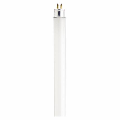 SATCO® S1902 Linear Preheat Fluorescent Lamp, 6 W, G5 Miniature Bi-Pin Fluorescent Lamp, 260 Lumens Initial, 62 CRI, 4000 K, 8.91 in L