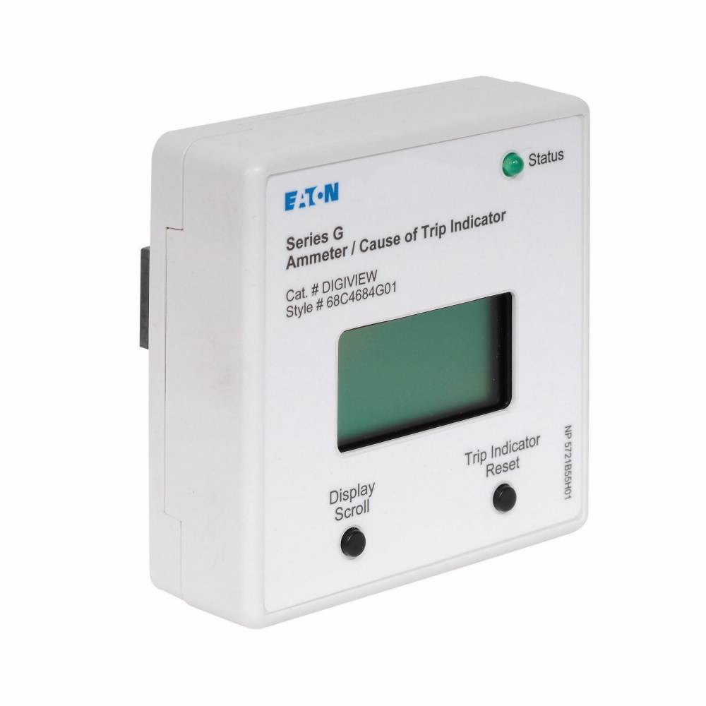 EATON DIGIVIEW Breaker Mount Ammeter Module With 1/4-20 Thread, For Use ...
