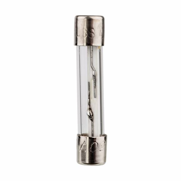 Edison AGC-1/20 Small Dimension Fast Acting Fuse With Nickel Plated Brass End Caps, 1/20 A, 250 VAC, 35 A, 10 kA Interrupt, Cylindrical Body