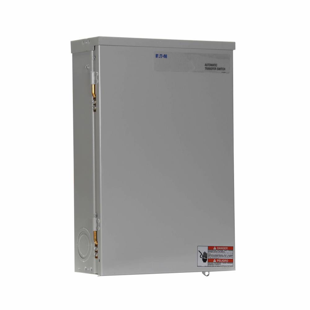 EATON EGSX50L12R Standard Automatic Transfer Switch, 120/240 VAC, 50 A, 9/11 kW Power Rating, 1 Phases, NEMA 3R Enclosure