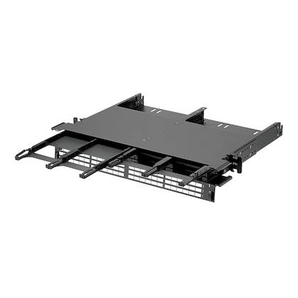 Panduit® HD Flex™ FLEX1U04 1RU Fiber Optic Enclosure, 4 Ports