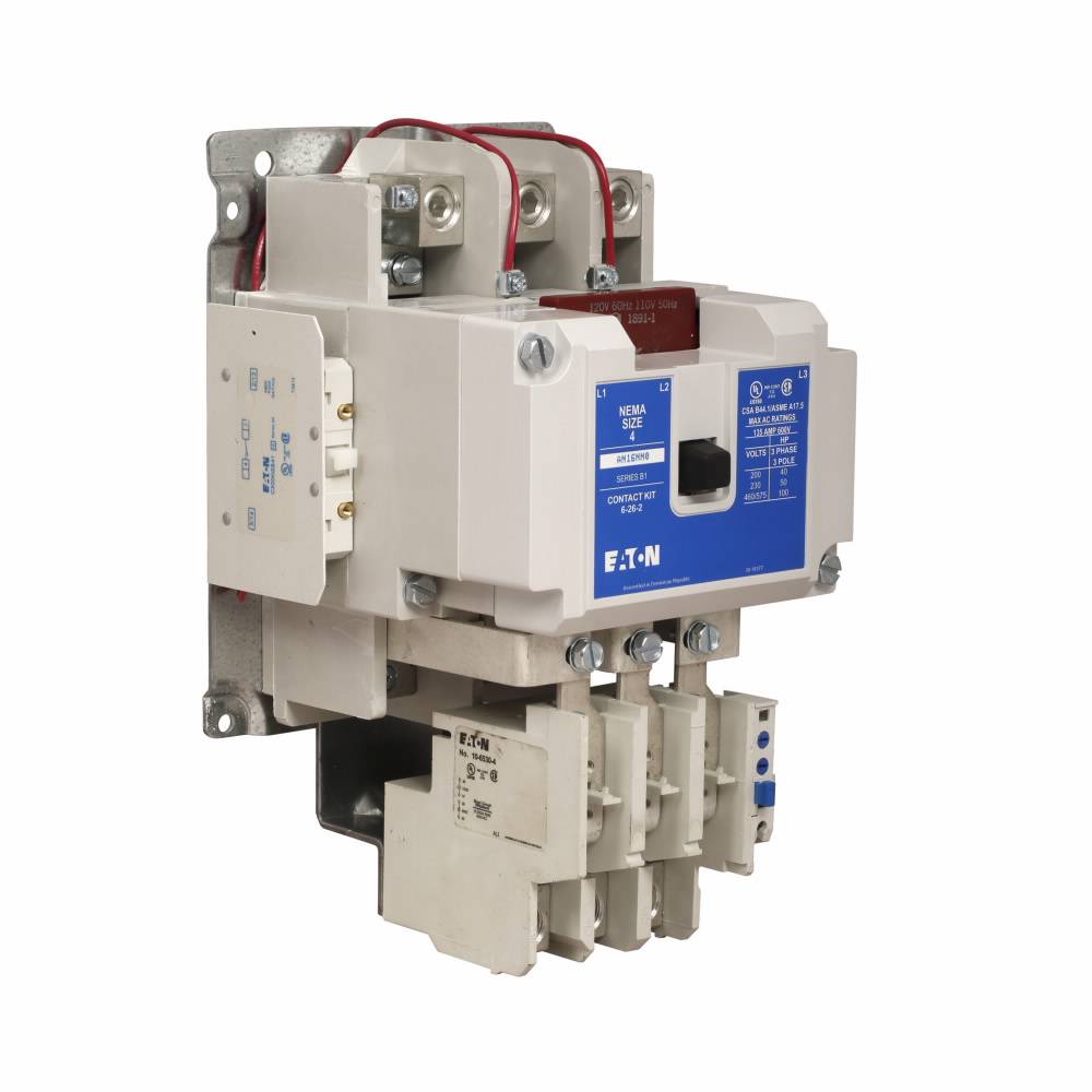 EATON AN16NN0A Freedom Type AN16 Horizontal Open NEMA Starter, 110 to 120 VAC V Coil, Non-Reversing Action, 3 Poles, NEMA 4 Enclosure