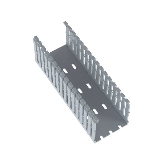 Panduit® Panduct® F2.5X3LG6 Type F Base Wiring Duct, 0.2 in Narrow Slot Slot, 2-3/4 in W x 3 in D, PVC