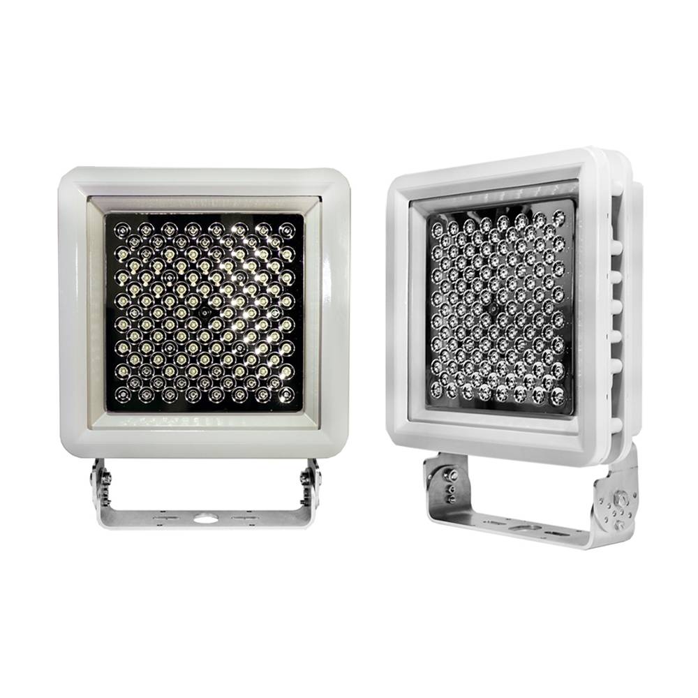 DuroSite® FLW666JC2NG High Lumen Output Single Floodlight Fixture, LED Lamp, 212 W Fixture, 100 to 277 VAC, Gray Housing
