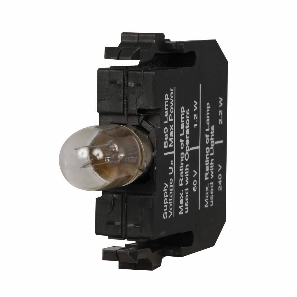 EATON E22D120 Full Voltage Light Unit, 22.5 mm, Incandescent Lamp, 120 VAC