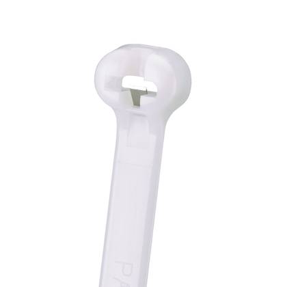 Panduit® Dome-Top® BT7LH-L BT Series Cross Section Light Heavy Standard Plenum Rated Cable Tie, 24.4 in L x 0.52 in W x 0.07 in THK, Nylon 6.6, Natural