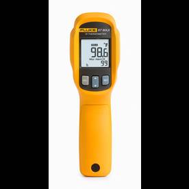Fluke® FLUKE-67 MAX/AM Clinical Infrared Thermometer, 71.6 to 109.4 deg F, +/- 0.5 deg F Accuracy, 0.98, AA Battery