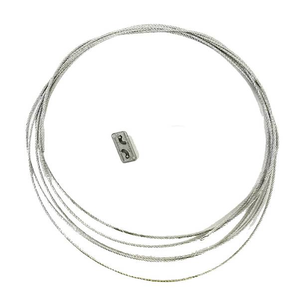 Dialight Vigilant® H6XCAB72 Safety Cable, For Use With Generation ll LED 60000 Lumens High Bay Fixture, 304 Stainless Steel