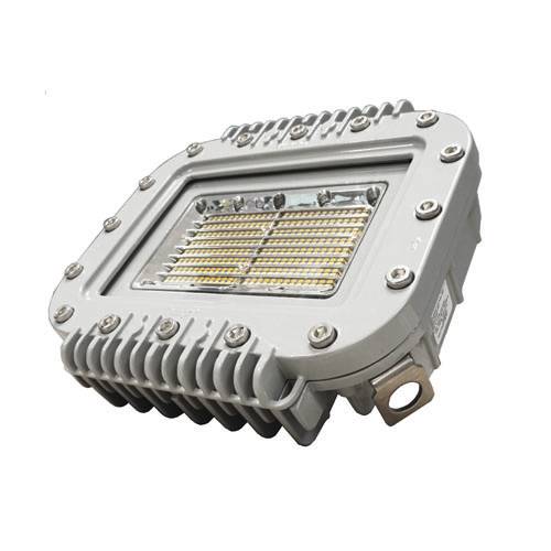 SafeSite® ALF5WC27DNWNGN Wide Beam Area Light,) LED Lamp, 64 W Fixture, 100 to 277 VAC/120 to 250 VDC, Gray Housing