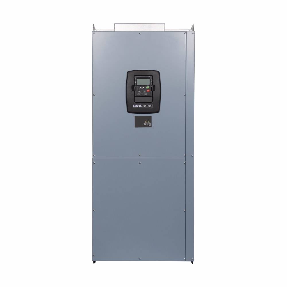 EATON SVX200A1-4A1N1 SVX9000 3-Phase Independent Adjustable Frequency Drive, 380/500/480 VAC, 245/300 A, 200 hp, 18.9 in W x 13.4 in D