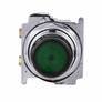 EATON 10250T75G Heavy Duty Oil/Watertight Illuminated Pushbutton, 30.5 mm, 1NO Contact, Green