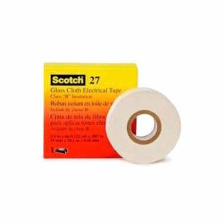 1/2" x 66' x 7 Mil, 600V, 3M 27-1/2X66FT Scotch® Electrical Tape, White (Discontinued by Manufacturer)